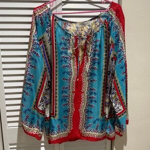 Johnny Was with Gerard Darel 100% Silk Blouse in Women’s L